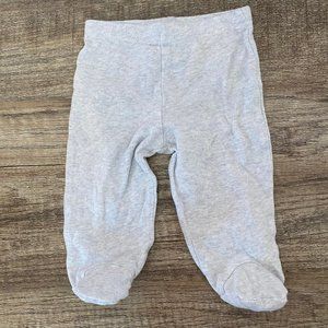 Koala Baby Essentials Footie Leggings Gray Sz 3-6M